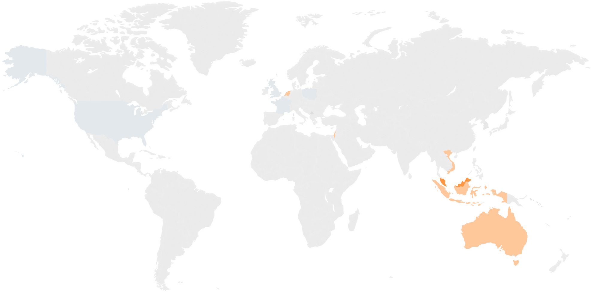 Global Presence Map