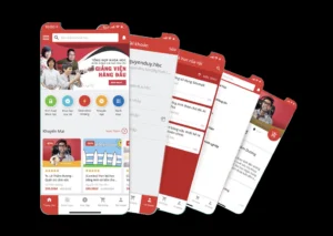 thiết kế app Edumall